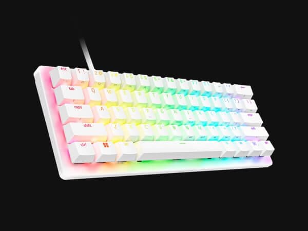 Razer Huntsman V3 Pro Mini, Bela, RGB, PBT, Analogna stikala Gen2, SLO g. - Image 3