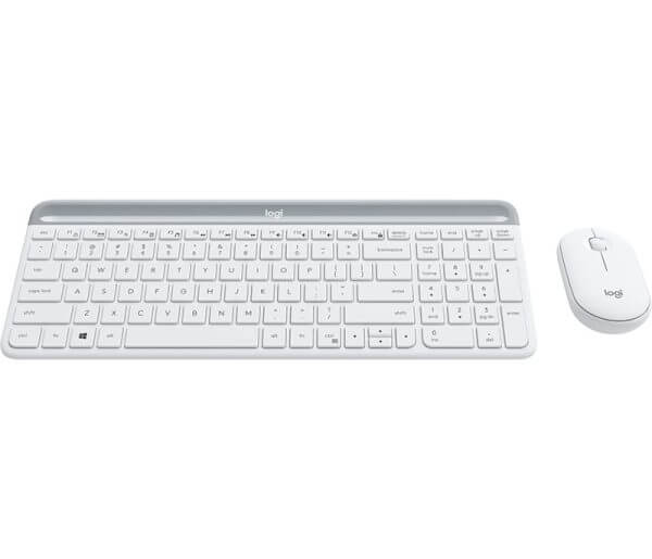 in miška Logitech Slim Wireless Combo MK470, bela, SLO g. - Image 3