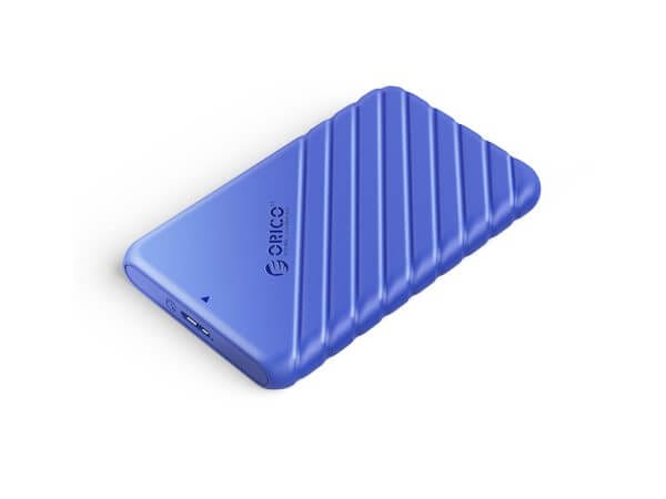 Zunanje ohišje za 2,5'' HDD/SSD, USB 3.0 v SATA3, tool-free, modro, ORICO 25PW1-U3