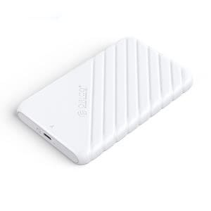 Zunanje ohišje za 2,5'' HDD/SSD, USB-C 3.1 UASP v SATA3, tool-free, belo, ORICO 25PW1C-C3