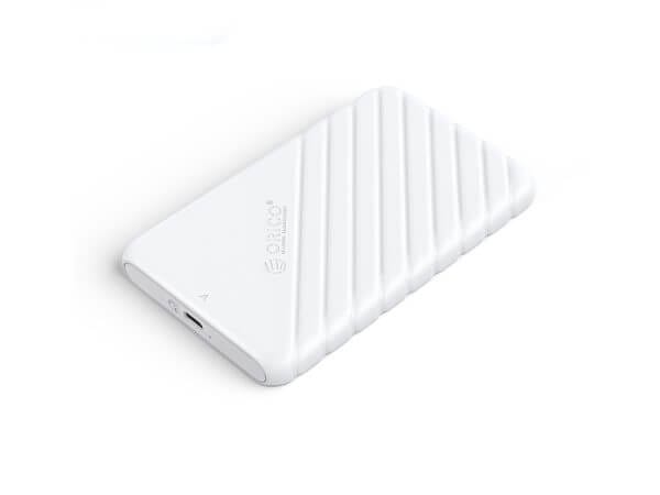 Zunanje ohišje za 2,5'' HDD/SSD, USB-C 3.1 UASP v SATA3, tool-free, belo, ORICO 25PW1C-C3