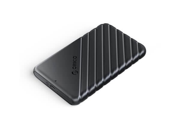 Zunanje ohišje za 2,5'' HDD/SSD, USB-C 3.1 UASP v SATA3, tool-free, črno, ORICO 25PW1C-C3