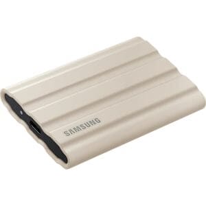 Zunanji SSD 1TB Type-C USB 3.2 Gen2 NVMe, IP65, Samsung T7 Shield, bež, MU-PE1T0K