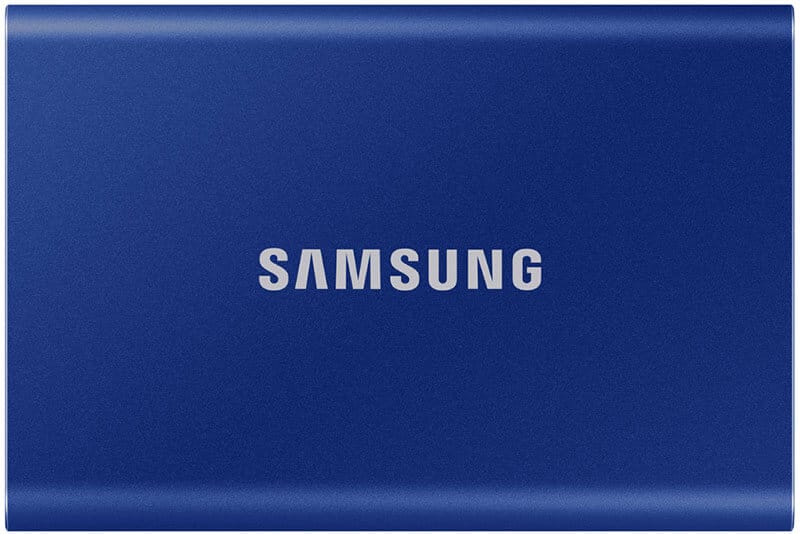 Zunanji SSD 2TB Type-C USB 3.2 Gen2 V-NAND UASP, Samsung T7, moder (MU-PC2T0H/WW)