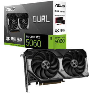 ASUS Dual GeForce RTX 5060 OC Edition 8GB GDDR7 (DUAL-RTX5060-O8G) grafična kartica