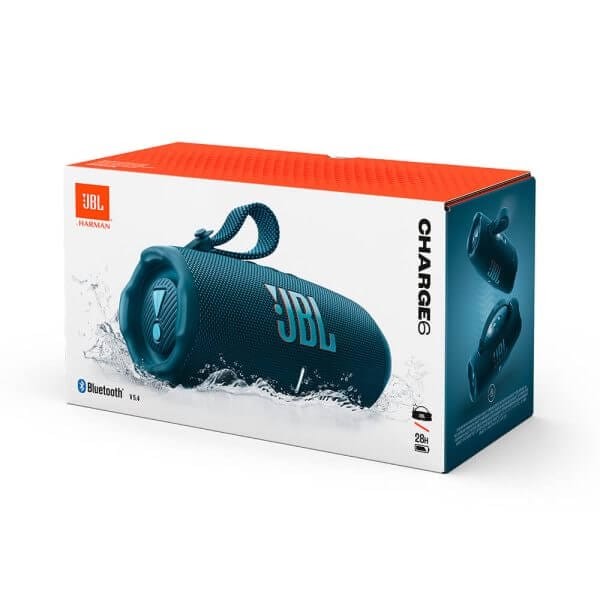 JBL Charge 6 Bluetooth prenosni zvočnik, moder - Image 4
