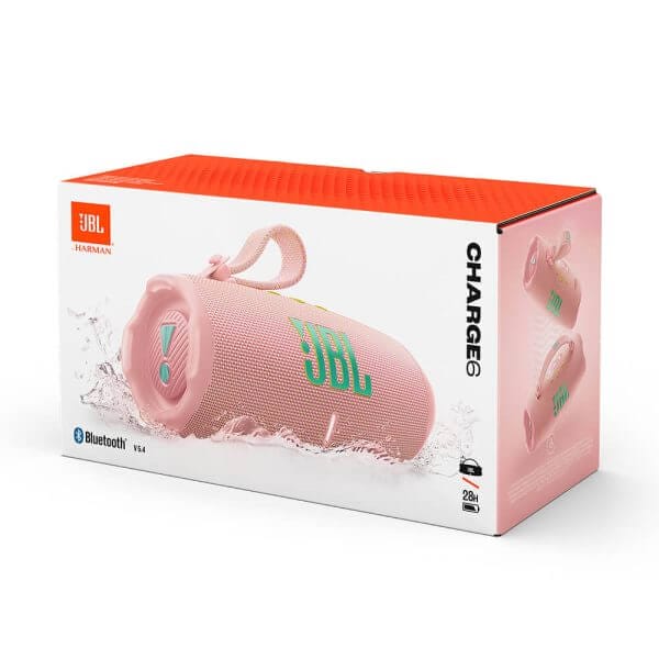 JBL Charge 6 Bluetooth prenosni zvočnik, roza - Image 4