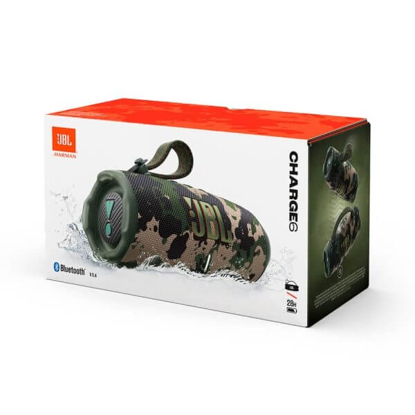 JBL Charge 6 Bluetooth prenosni zvočnik, vojaški - Image 4