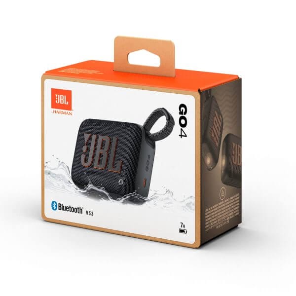 JBL GO 4 Bluetooth prenosni zvočnik, črn - Image 3