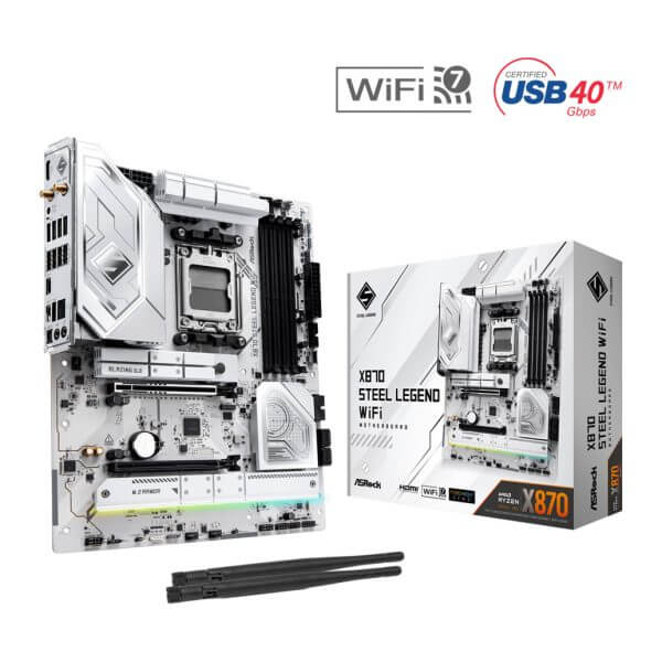 Osnovna plošča AM5 Asrock Steel Legend WiFi ATX 1xHDMI 2.1