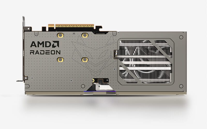 Sapphire NITRO+ Radeon RX 9060 XT 16GB GDDR6 Backplate