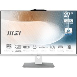 Računalnik MSI Modern AM272P 12M-1200XEU i5 / 16GB / 500GB SSD / 27" FHD / NoOS / bel - nastavljiv po višini