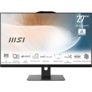 Računalnik MSI Modern AM272P 1M-1221XEU Core 7 / 16GB / 1TB SSD / 27" FHD / NoOS / črn - nastavljiv po višini