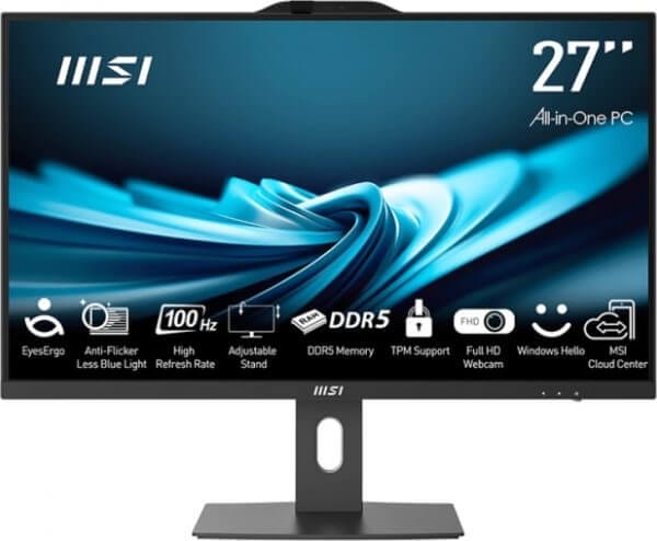 Računalnik MSI PRO AP272P 14M-881XEU i5 / 16GB / 500GB SSD / 27" FHD / Windows 11 Pro / črn - nastavljiv po višini