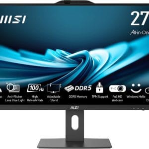 Računalnik MSI PRO AP272P 14M-886XEU i7 / 16GB / 1TB SSD / 27" FHD / NoOS / črn - nastavljiv po višini