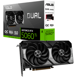 ASUS Dual GeForce RTX 5060 Ti OC Edition 8GB GDDR7 (DUAL-RTX5060TI-O8G) grafična kartica