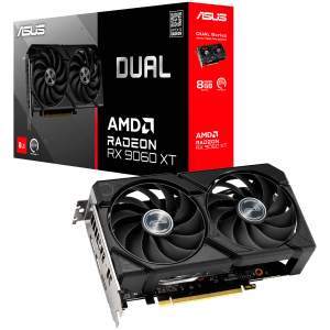 ASUS Dual Radeon RX 9060 XT 8GB GDDR6 (DUAL-RX9060XT-8G) grafična kartica