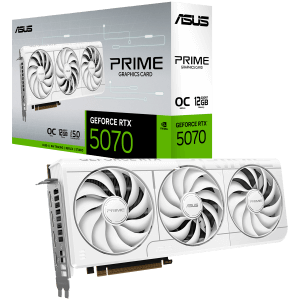 ASUS Prime GeForce RTX 5070 White OC Edition 12GB GDDR7 (PRIME-RTX5070-O12G-WHITE) grafična kartica