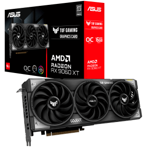 ASUS TUF Gaming Radeon RX 9060 XT OC Edition 16GB GDDR6 (TUF-RX9060XT-O16G-GAMING) grafična kartica