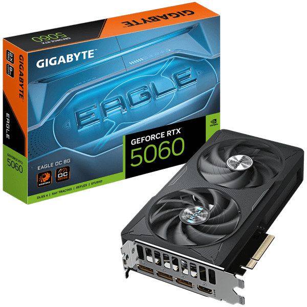 GIGABYTE GeForce RTX 5060 EAGLE OC 8G GDDR7 grafična kartica