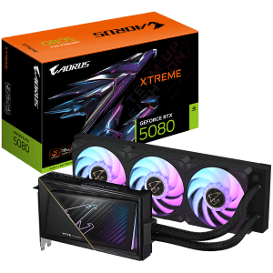 GIGABYTE GeForce RTX 5080 AORUS XTREME WATERFORCE 16G GDDR7 grafična kartica
