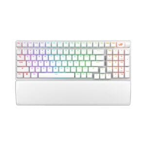 ASUS ROG Strix Scope II 96 Wireless, bela, ROG NX Snow, PBT,  US