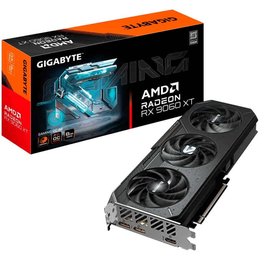 GIGABYTE Video Card AMD Radeon RX 9060 XT GAMING OC 8G (8GB GDDR6/128bit
