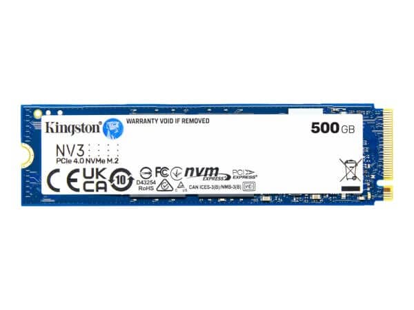 SSD 500GB M.2 80mm PCI-e 4.0 x4 NVMe, Kingston NV3 (SNV3S/500G)