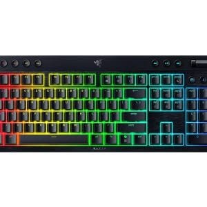 Razer BlackWidow V4 Low-profile HyperSpeed, Rumena stikala, US SLO g.